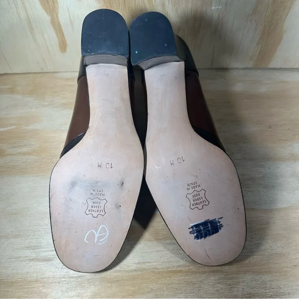 Clifford & Wills Black and Brown Mary Jane Heels Women’s Size 10